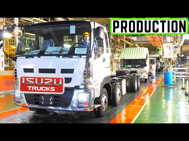 Isuzu Truck Factory🚛2024: Production Toyota Dyna, Mercedes Vario, Mitsubishi Fuso ASSEMBLY