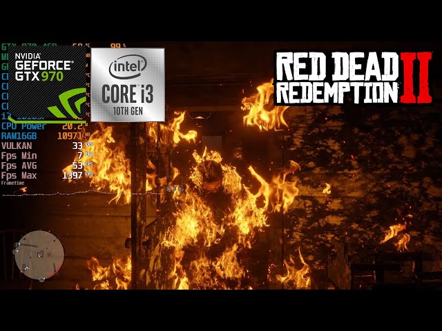 GTX 970 4GB - Red Dead Redemption 2 [Benchmark] - 2024