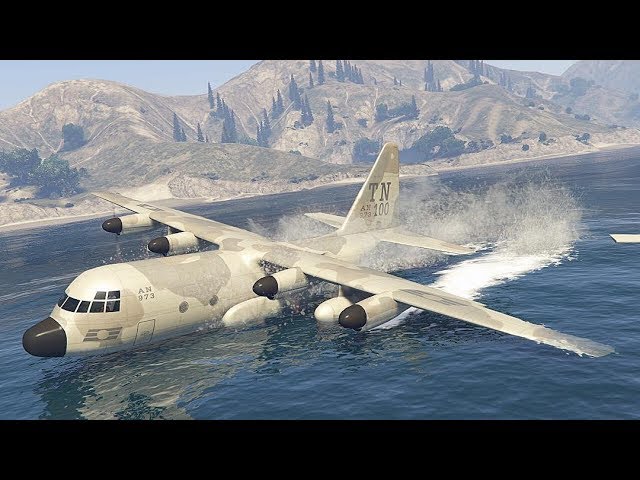 GTA 5 AMAZING AIRPLANE CRASHES AND LANDINGS COMPILATION!!!