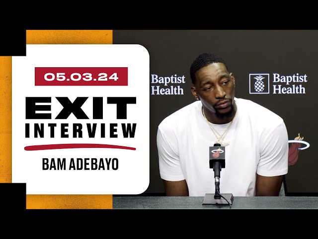 Bam Adebayo Exit Interview | May 3, 2024
