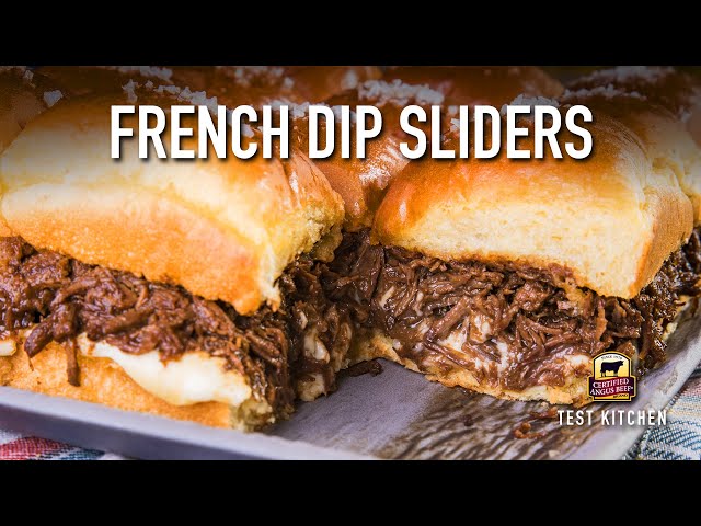 Instant Pot French Dip Sliders | Beef Shoulder Roast Recipe