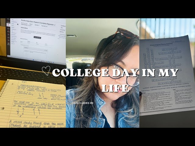 College Day in my Life | California State University Northridge