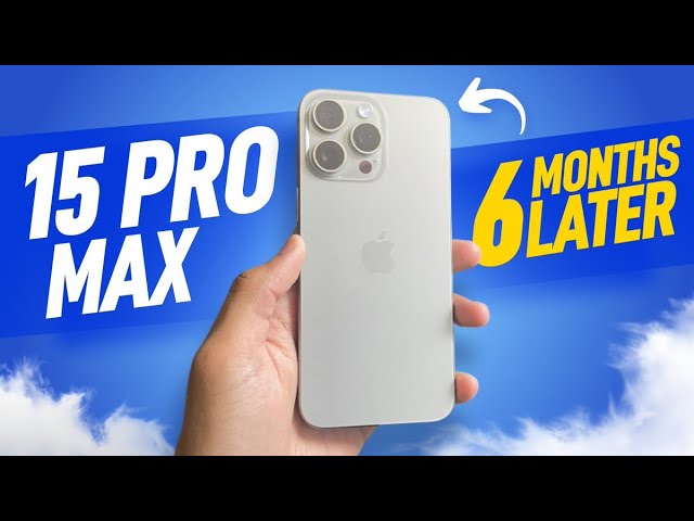 iPhone 15 Pro Max Review: 6 Months Later! (Battery & Camera Test)