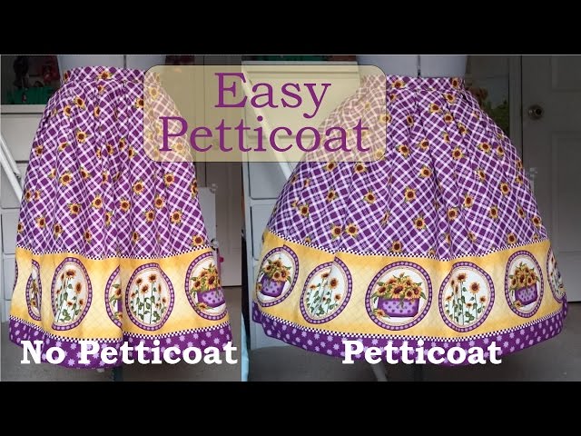 Diy: Quick and Simple Petticoat