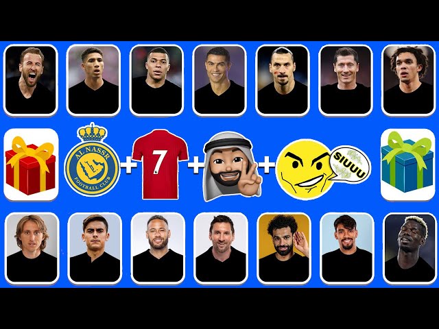 (FULL 83) Guess The Song ,Emoji ,Club and Jersey Number of Football Player|Ronaldo, Messi, Neymar