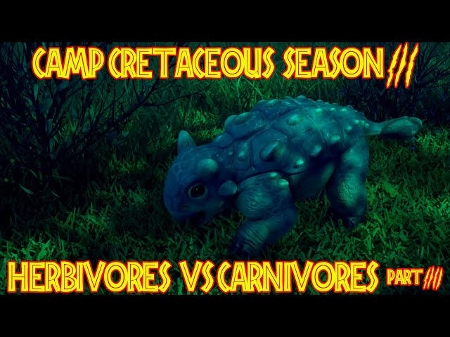 netflix jurassic world camp cretaceous season 3 HERBIVORES VS CARNIVORES part 4