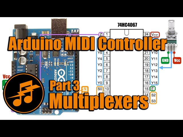 Arduino MIDI Controller: Part 3 - Multiplexers