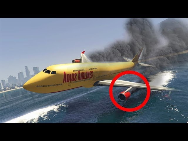 GTA 5 INSANE AIRPLANE CRASHES AND LANDINGS COMPILATION!!!