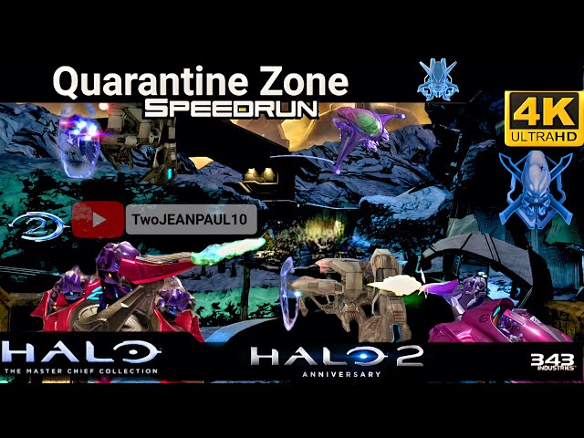 Halo 2A MCC Quarantine zone legendary speedrun campaign ⚠️ 4k