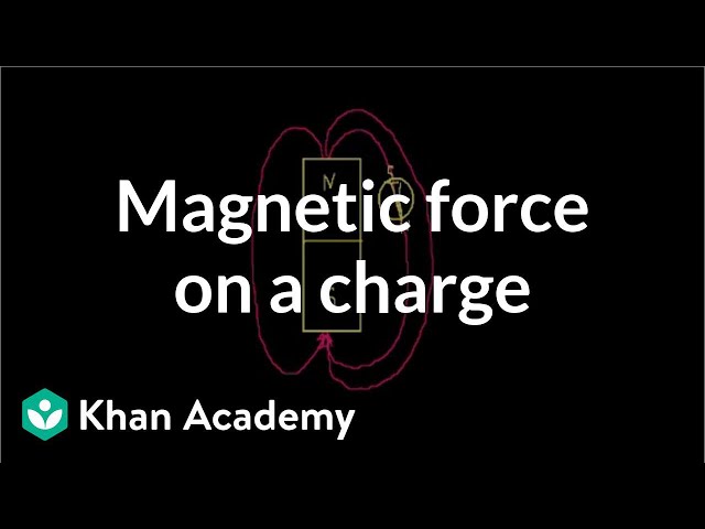 Magnetic force on a charge | Physics | Khan Academy