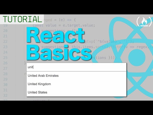 React Beginners Tutorial - Build an Autocomplete Text Box