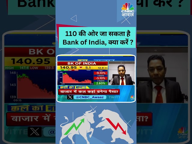 110 की ओर जा सकता है Bank of India, क्या करें ? #StocksToWatch #StocksInFocus #StocksInNews #BOI