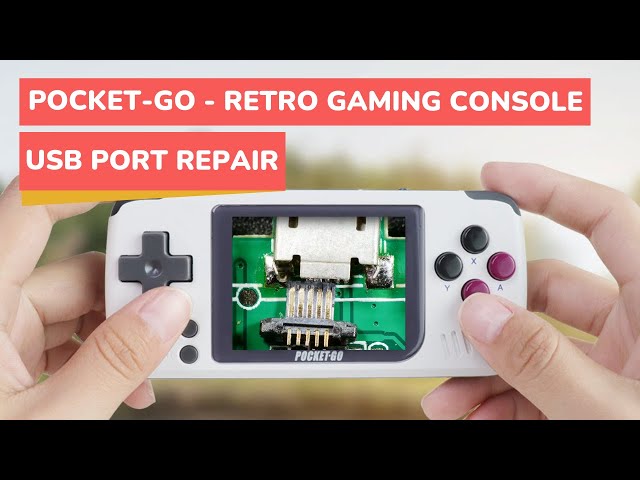 PocketGo - Retro game console  |  USB port | Repair