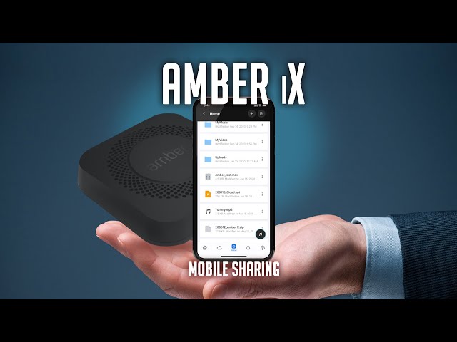 Amber X - Share files from Amber iX Mobile