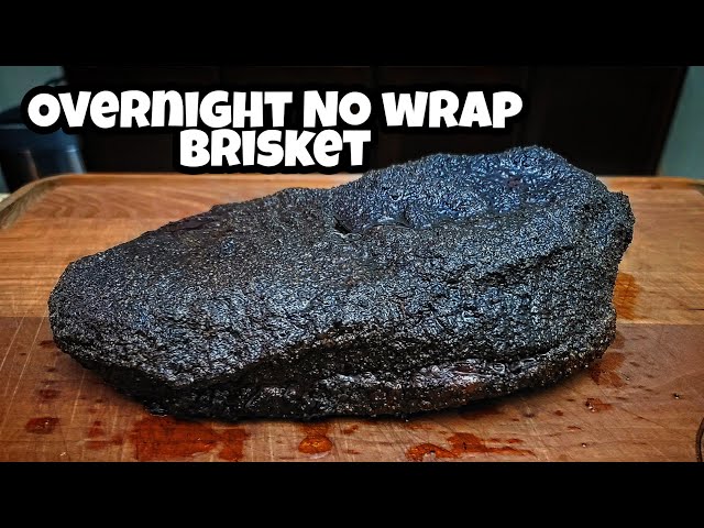 Overnight No Wrap Brisket - Pellet Smoker Brisket Recipe - Smokin' Joe's Pit BBQ