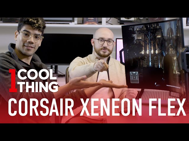 Will It Bend? Corsair's Xeneon Flex Lets You Yank Your Monitor From Flat to Curved