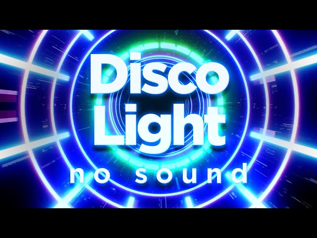 Colorful Disco - Color Night Pulsating Disco Light Colorful Video Background   No Sound