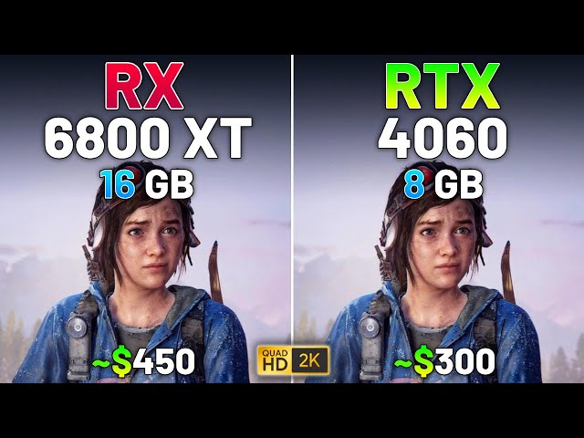 RX 6800 XT vs RTX 4060 - Test in 12 Games in 2024