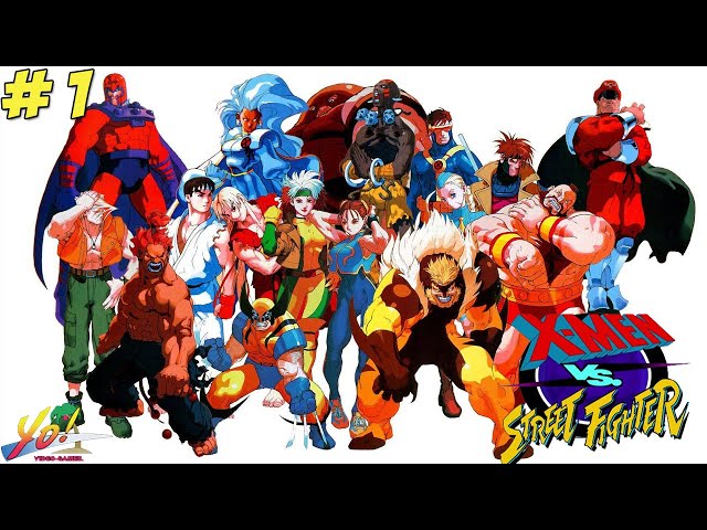 X-Men Vs. Street Fighter! Arcade Part 1 - YoVideogames