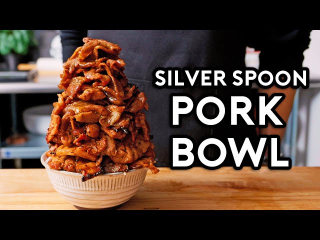 Pork Bowl from Silver Spoon | Anime with Alvin