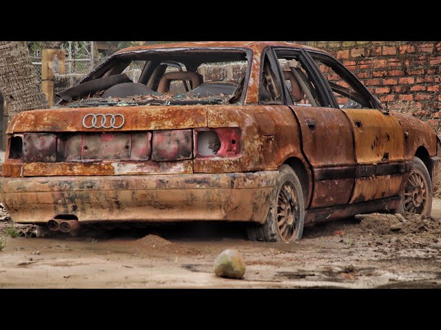 Fully restoration 1980 AUDI Q8 car abandoned for 30 years | Restoration Channel