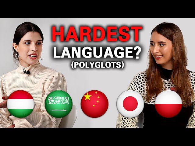 2 Polyglots Share Ranks Top 5 Most Difficult Languages in the World!!