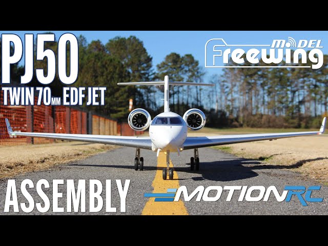 Freewing PJ50 Twin 70mm EDF RC Jet Assembly - Motion RC