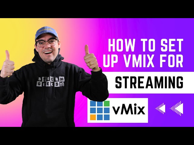 How to set up vMix for streaming w/ vMix Streaming Quality #vMix #Streaming #LiveStreaming