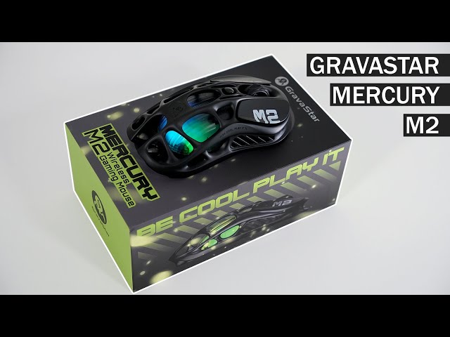 Futuristic Gaming Mouse - Unboxing GravaStar Mercury M2 in Stealth Black