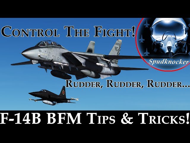DCS: F-14B Tomcat | How to Dogfight! | BFM Tips & Tricks