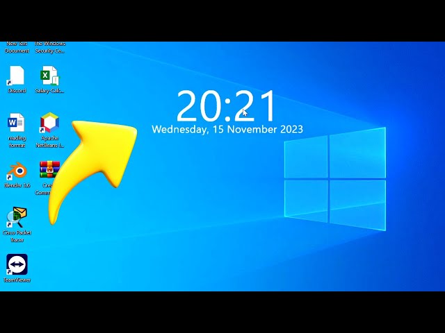 How to Add Clock Widget in Windows 10 / 11 Desktop