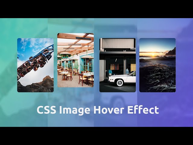 CSS Image Hover Effect | HTML & CSS