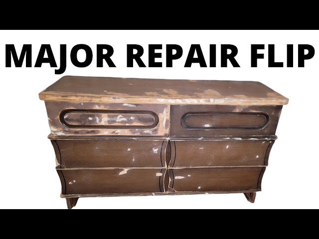 DIY Modern Base/Mid Century Makeover/Painted Furntiure