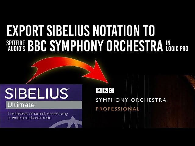 Export Sibelius Notation to BBC Symphony — #oneorchestra
