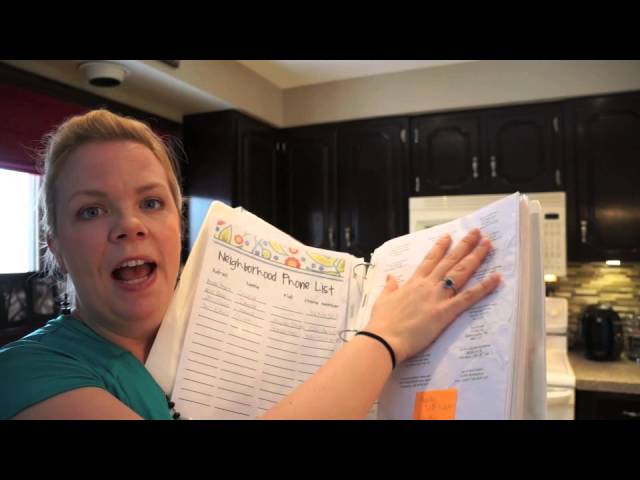 Create a Household Management Binder