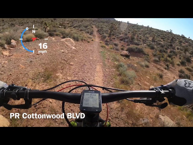 Cottonwwod Trail Las Vegas With a Strava PR - Trek Fuel Ex5 - DVO Diamond Fork 4k 60 FPS