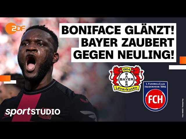 Bayer 04 Leverkusen – 1. FC Heidenheim | Bundesliga, 5. Spieltag Saison 2023/24 | sportstudio