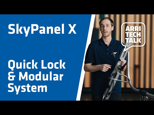 ARRI Tech Talk: SkyPanel X - Quick-lock and modular system