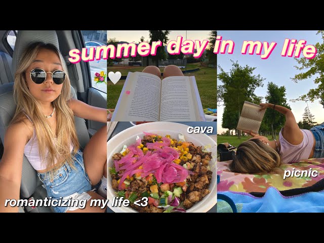 SUMMER DAY IN MY LIFE: how to romanticize your life + spend time alone