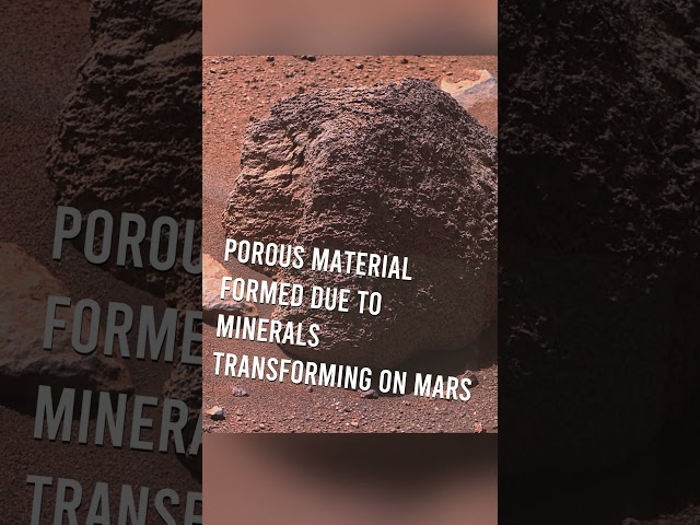 Mars surprises with porous rock, defying smooth and streamlined norms