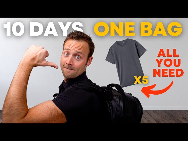 Packing for Europe with Just ONE Carry On Bag (One Bag Travel Tips)