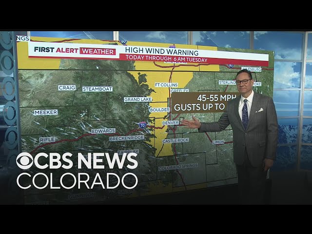 Strong winds blast across the Front Range