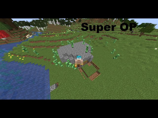 Easy Minecraft Creeper Farm tutorial