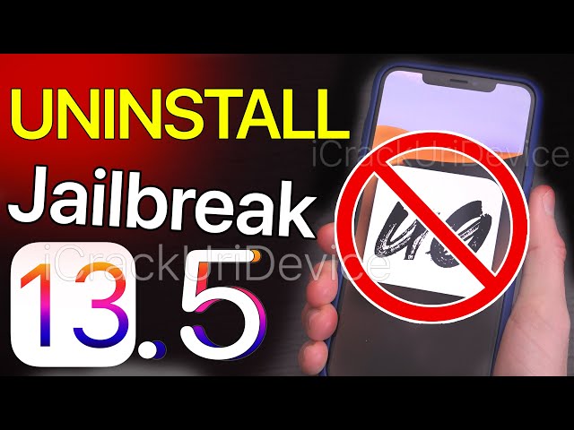 UnJailbreak iOS 13.5 Remove & Uninstall Unc0ver - Delete Cydia! (NO COMPUTER)
