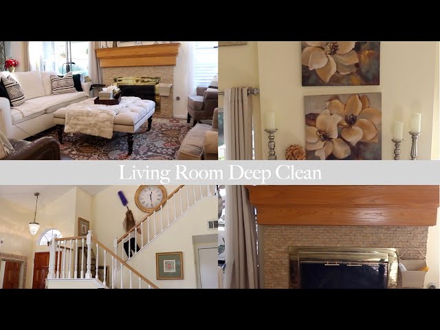 Living Room Deep Clean | Cleaning Motivation | Clean with Me
