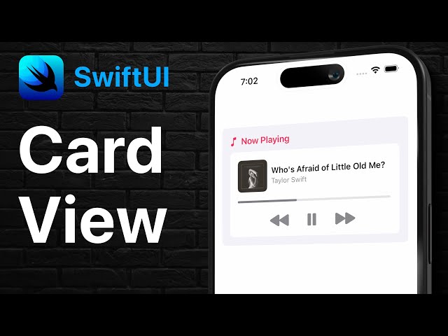 SwiftUI Card View - Group Box & Customizations