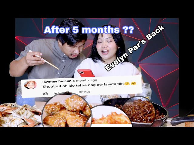 Giving a Shoutout while doing Mukbang ||After 5 months||Nene chicken|Crab|Kimchi|Black bean noodle||