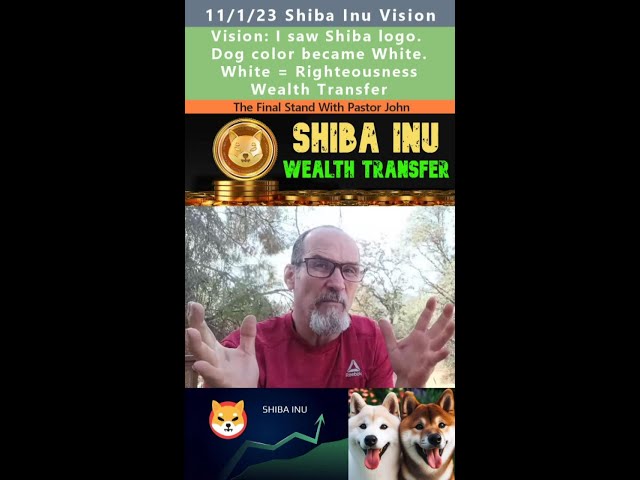 Shiba Inu Wealth Transfer Vision - The Final Stand With Pastor John 11/1/23