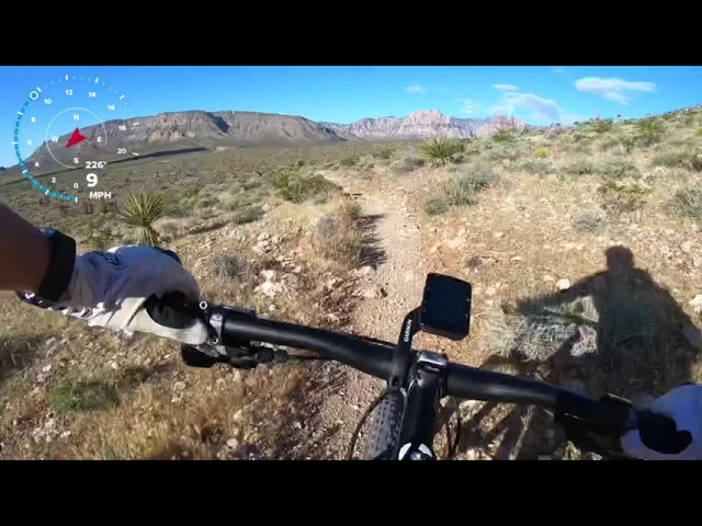 Into the Sun Trail /Calico Red Rock From Summerlin Las Vegas Mountain Biking