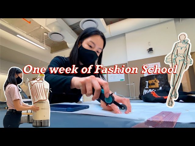 Week in my life at fashion school | NYC fashion student, Parsons art school vlog